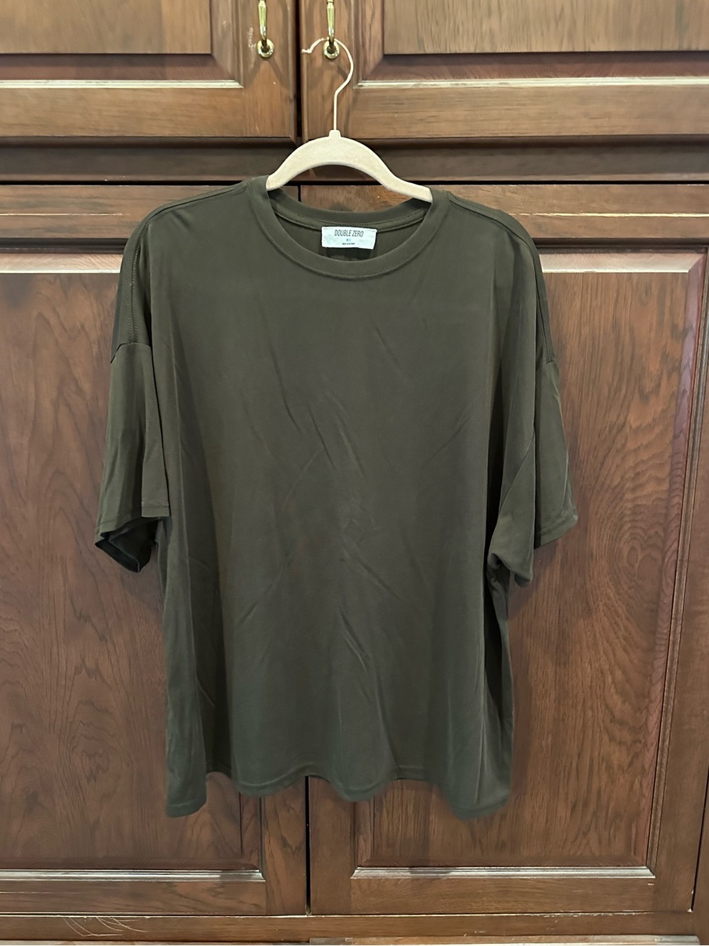Double Zero tee in a brownish color sz M/L